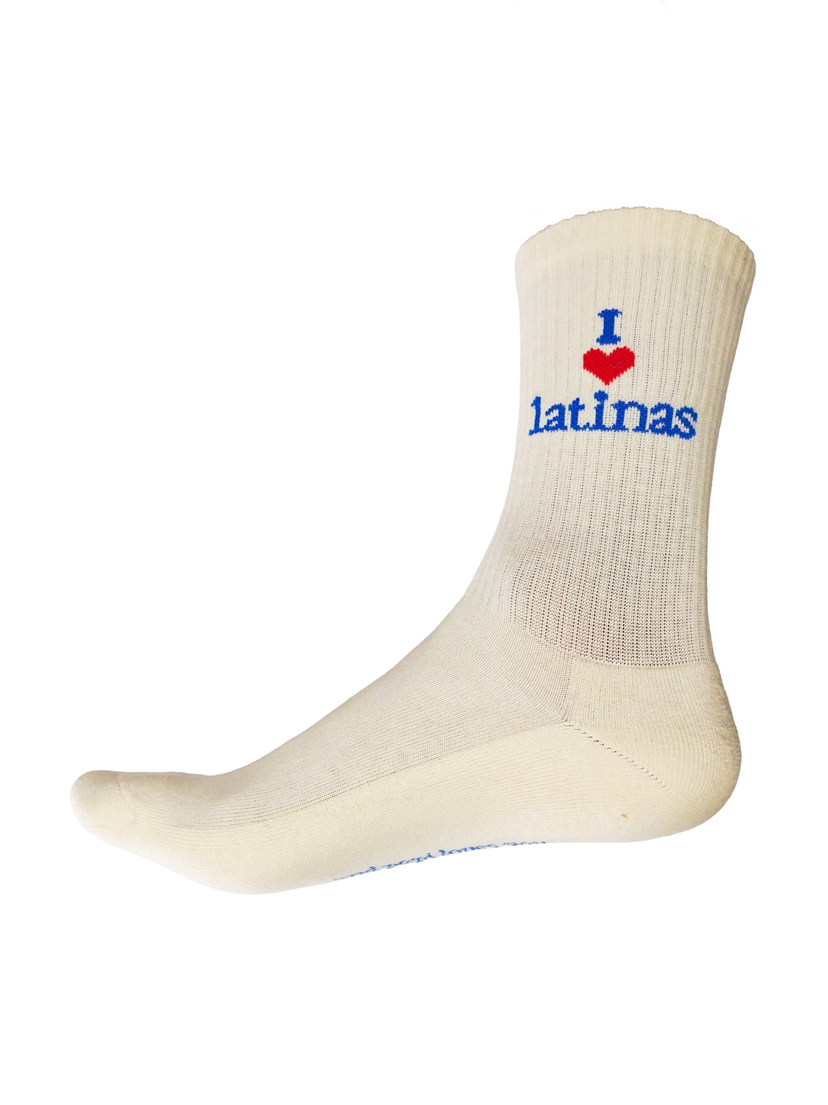 I <3 latinas crew socks